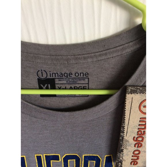 NWT California Golden Bears, Mens Tee Shirt Size XL, Image One Brand, Soft - Picture 3 of 6